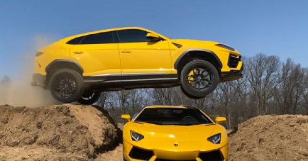 Riskanter Stunt: Youtuber springt mit Lambo über anderen Lambo - autobild.de