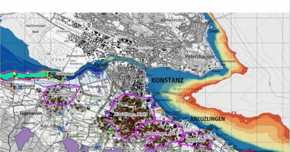 Thermische Nutzung Bodensee und Rhein