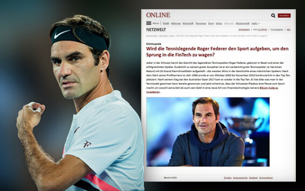 Fake News Roger Federer Bitcoin