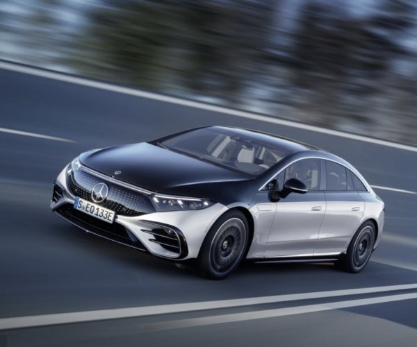 Mercedes EQS Peels Back the Camo and Reveals More Details