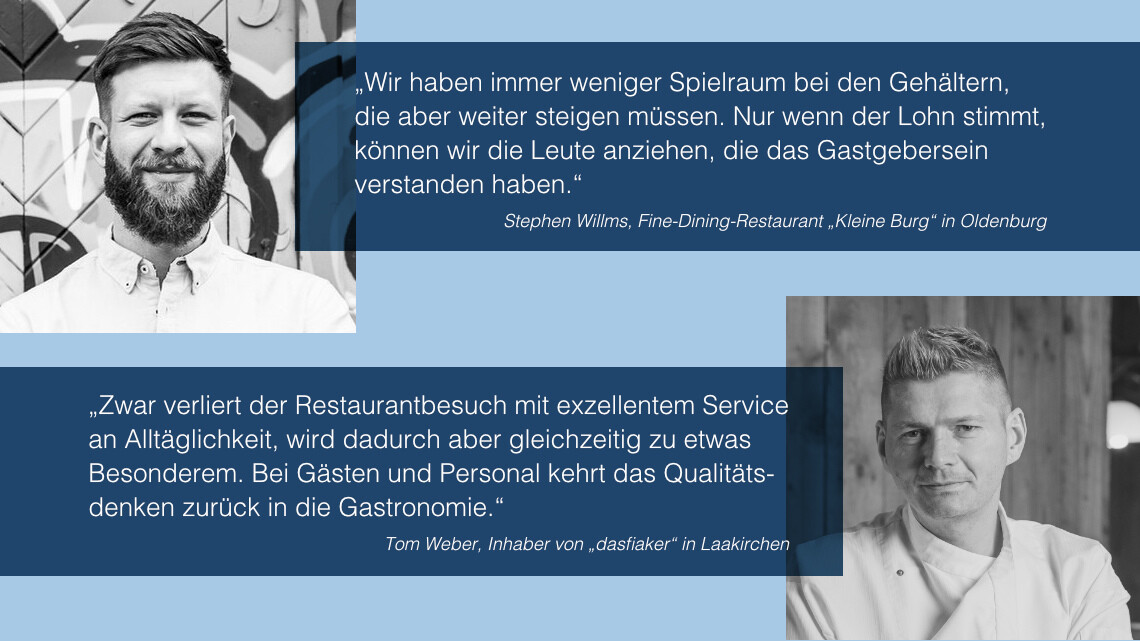 Personalmangel in der Gastrobranche aus Sicht von zwei Gastronomen